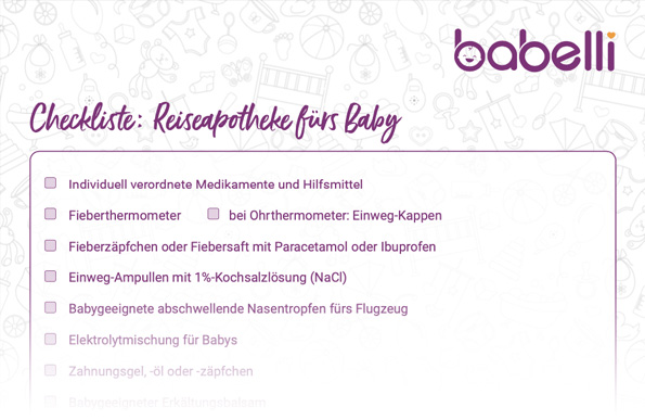 Preview zum PDF-Download: Reiseapotheke fürs Baby